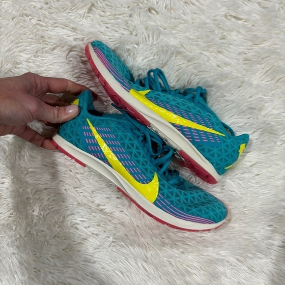 Nike ZOOM RIVAL XC 'ORACLE AQUA PINK Track Running Shoes NEW Size 5.5 - Picture 7 of 10